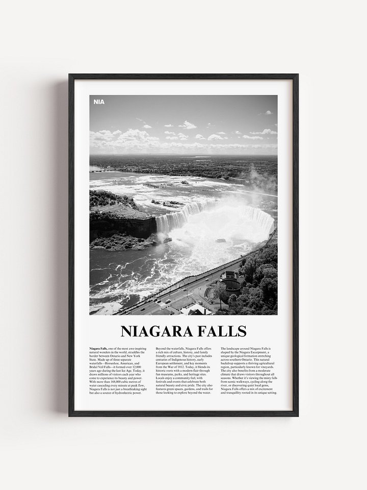 Niagara Falls 02 Newspaper Poster product image (1)