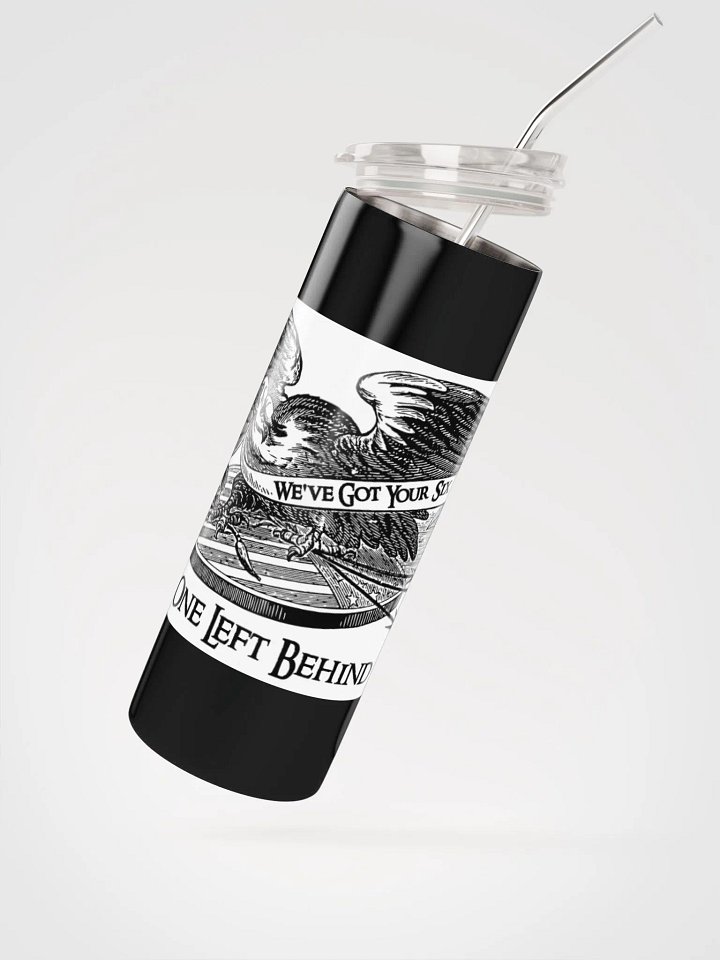 Alvarez House Stainless Steel Tumbler with Metal Straw product image (2)