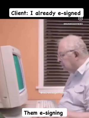 Did you hit complete after docusigning ? #insuranceagentmemes #insurancememes #sales #computers #technology