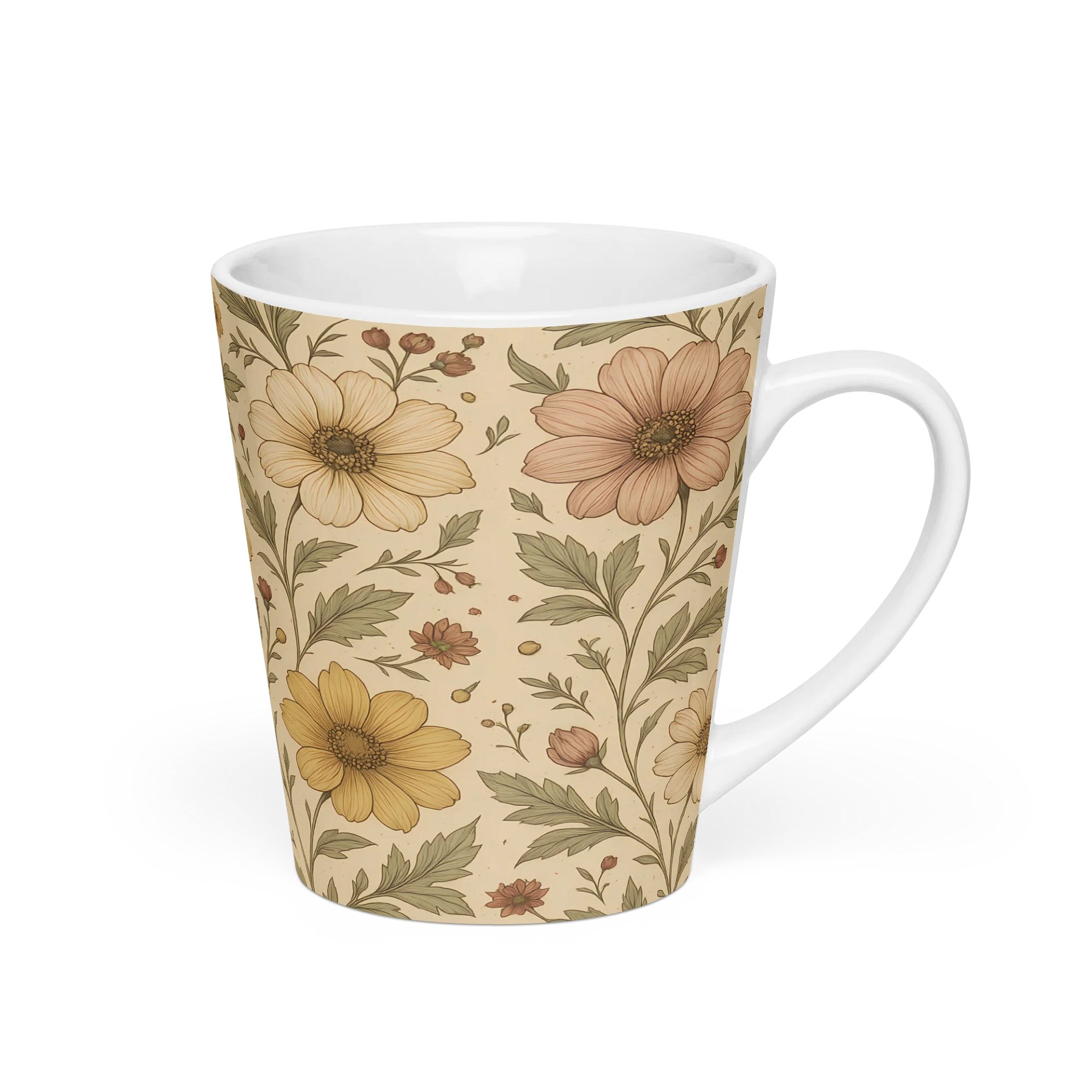 Blossom Elegance Latte Mug product image (2)