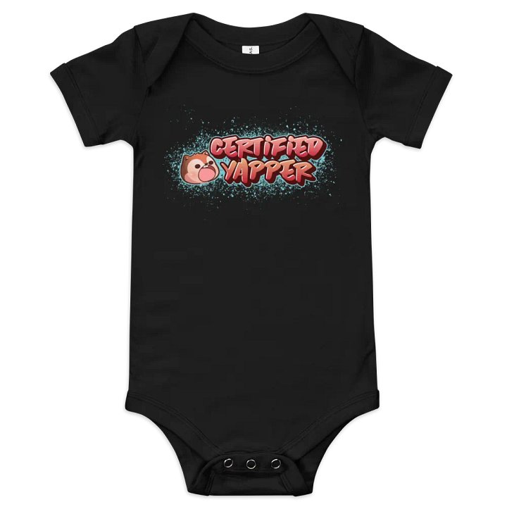 Certified Yapper Baby Onesie product image (1)