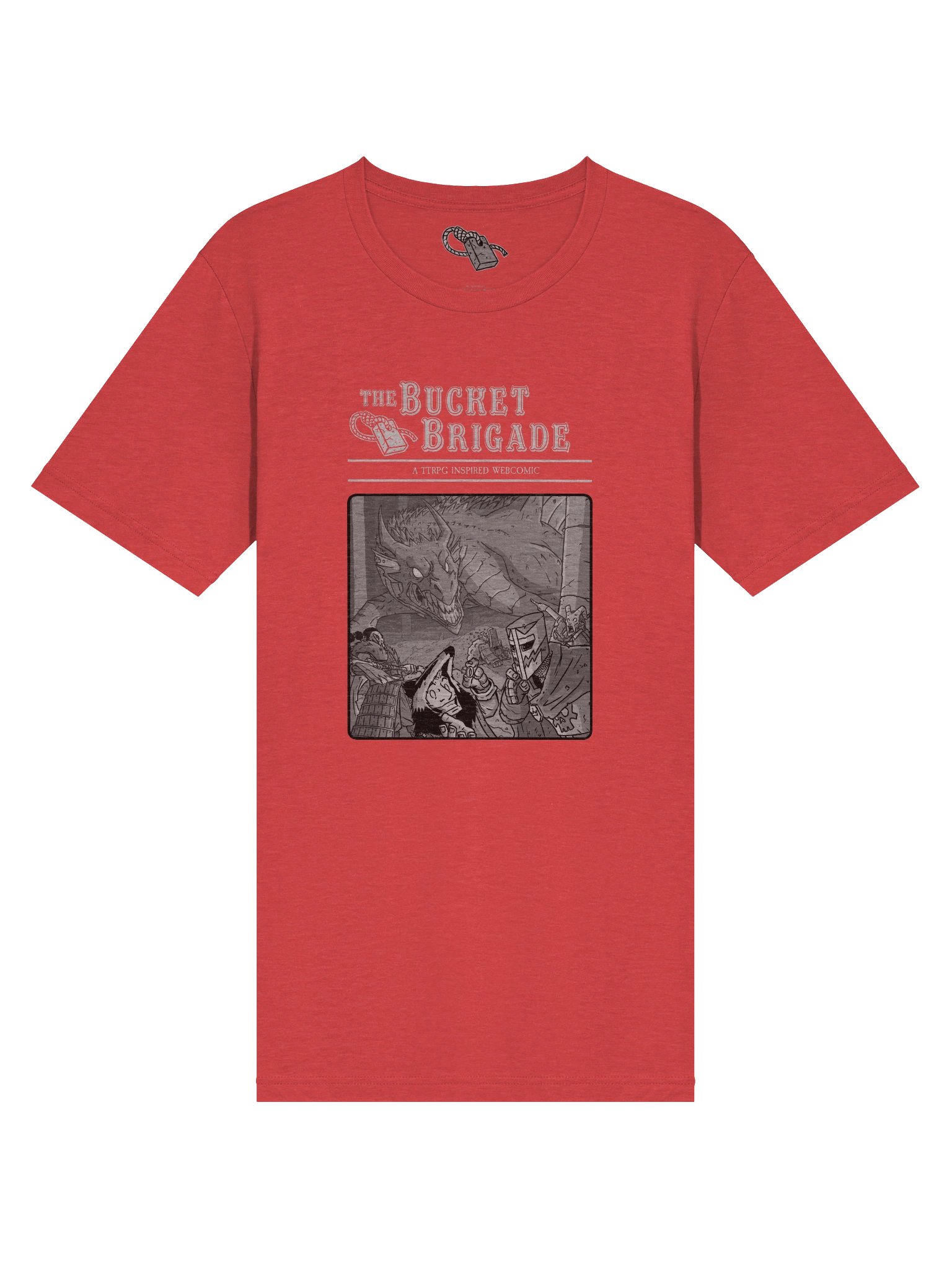 Red Box Short-Sleeve Triblend Shirt product image (13)