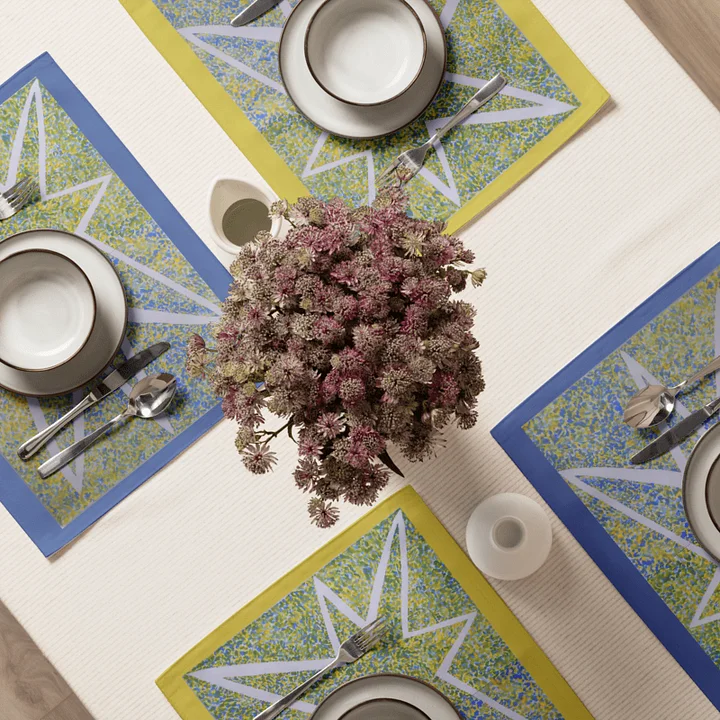 Yellow/Blue Blue/Yellow Placemats product image (2)