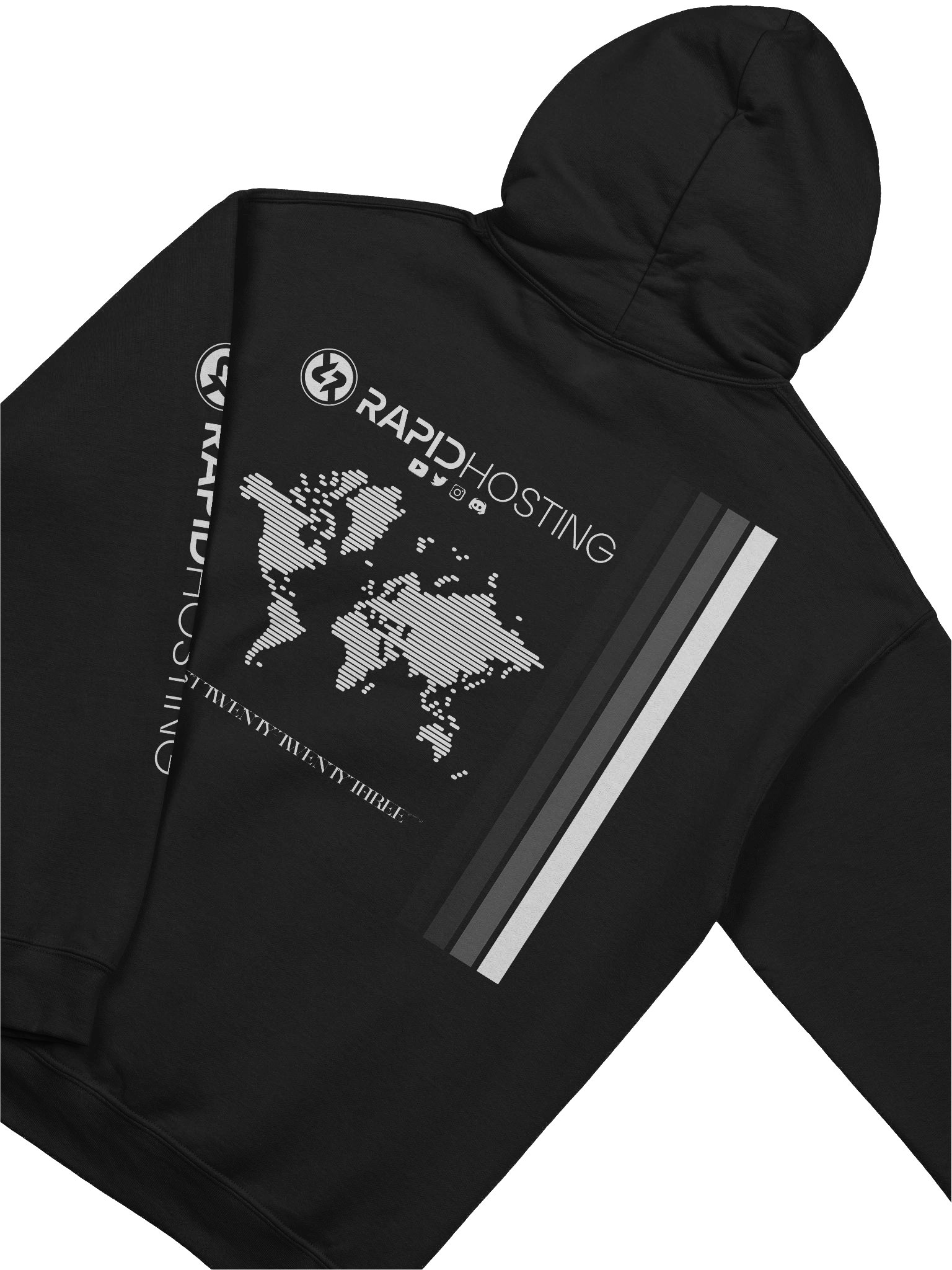 Printed Retro Rapid Logo Hoodie product image (4)