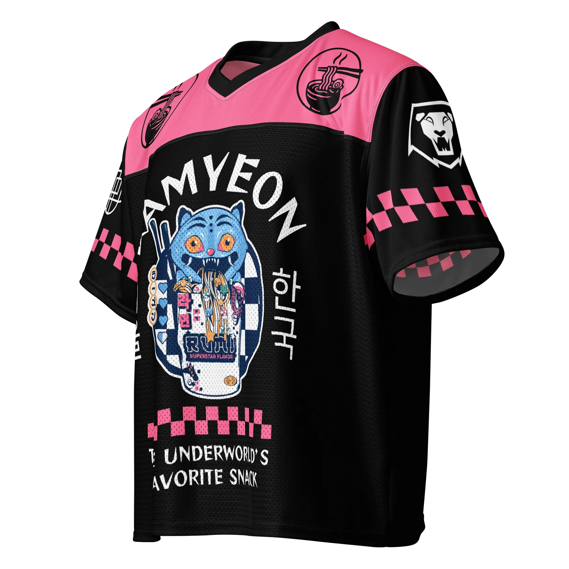 Derpy's Demon Retro Ramyeon Shop Mesh Jersey product image (3)