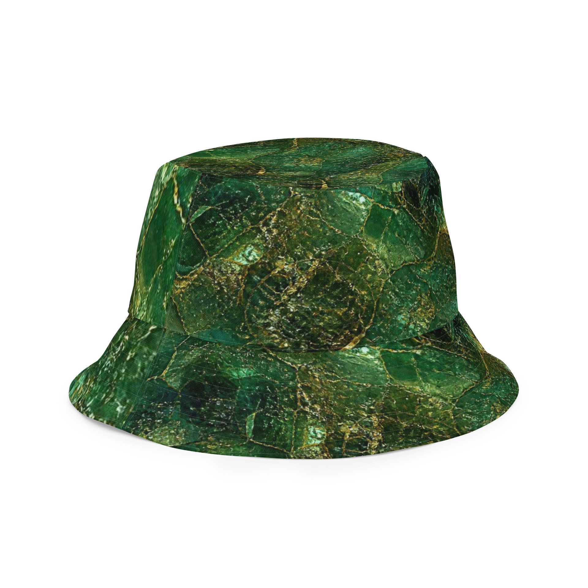 "A522" Emerald Gold Vein Bucket Hat product image (5)