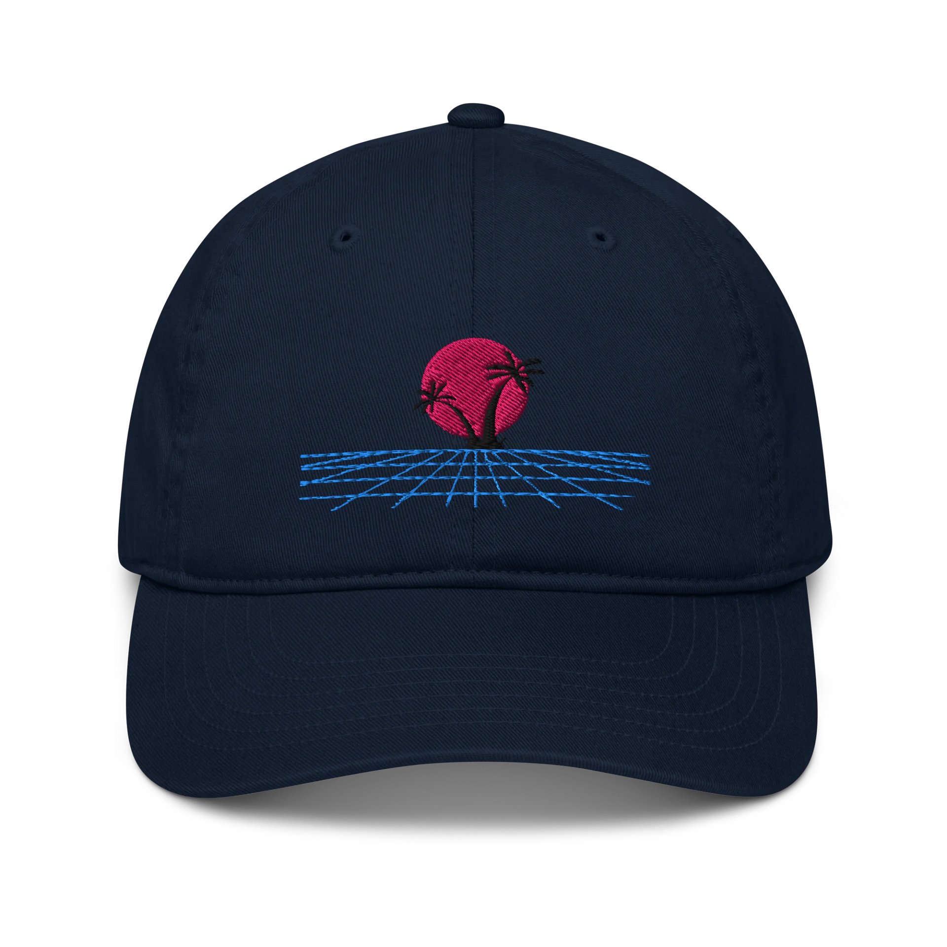 Retro Sunset Palm Dad Hat product image (1)