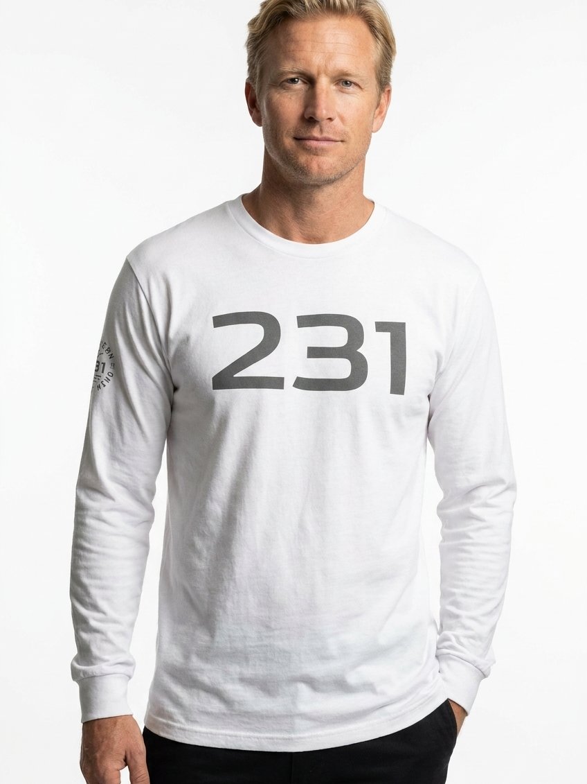 231 SOM Long Sleeve Tee (white) product image (2)