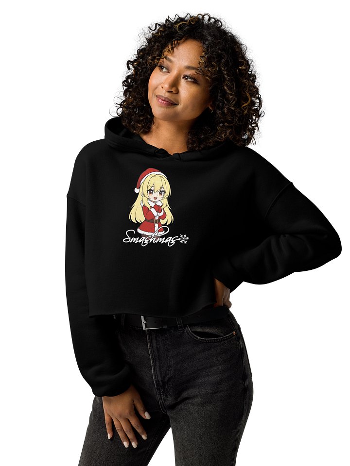 Smashmas 2025 Cropped Crimbus Chibi Hoodie product image (1)