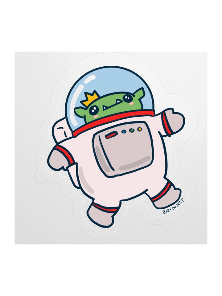 Shelf 1 : Smol Astronaut Goblin Sticker product image (1)
