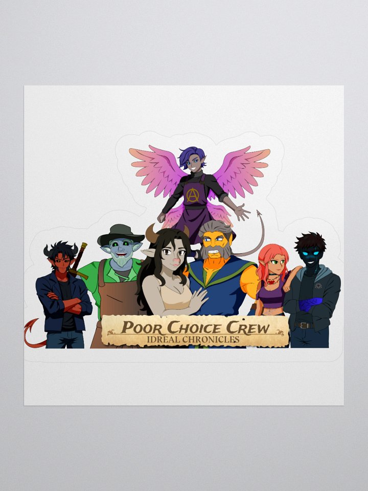 Idreal Chronicles Kiss Cut Sticker Set product image (2)