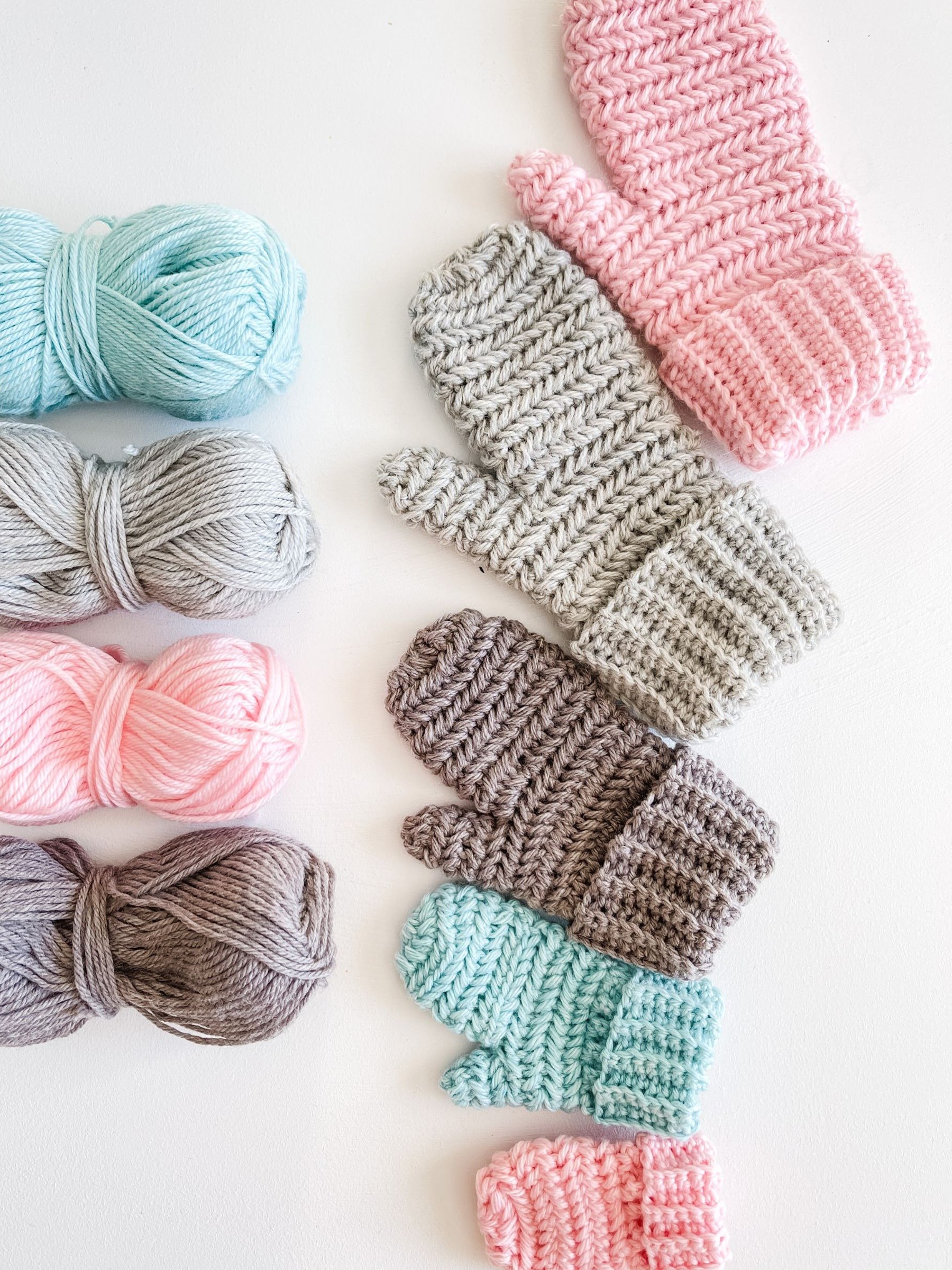 Heavenly Herringbone Mittens Crochet Pattern product image (3)