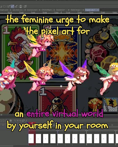 just girl things

#pixelart #animation