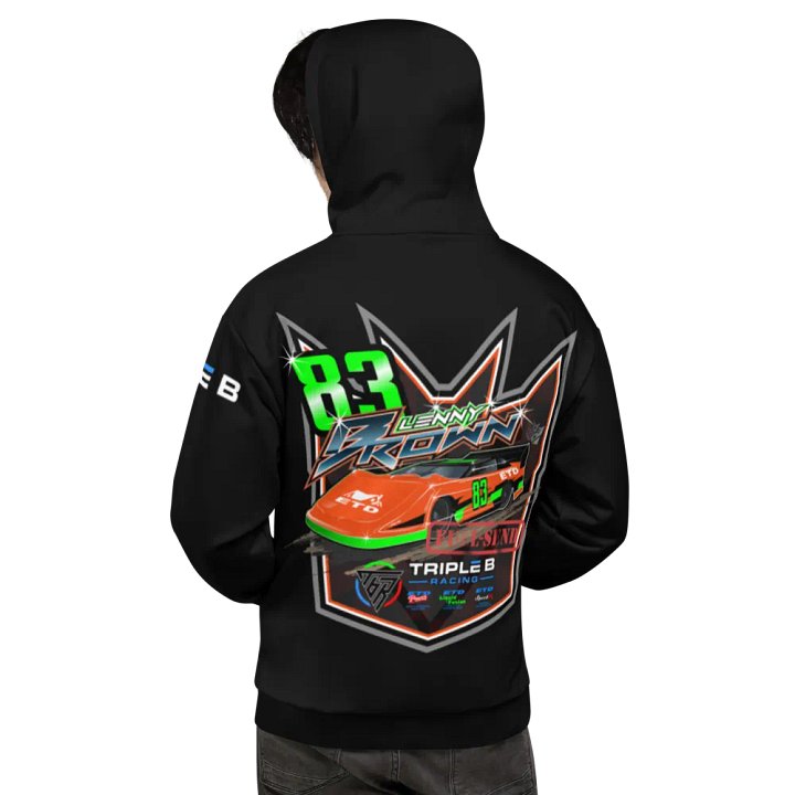 Lenny Brown Late Model Hoodie (Black) product image (1)