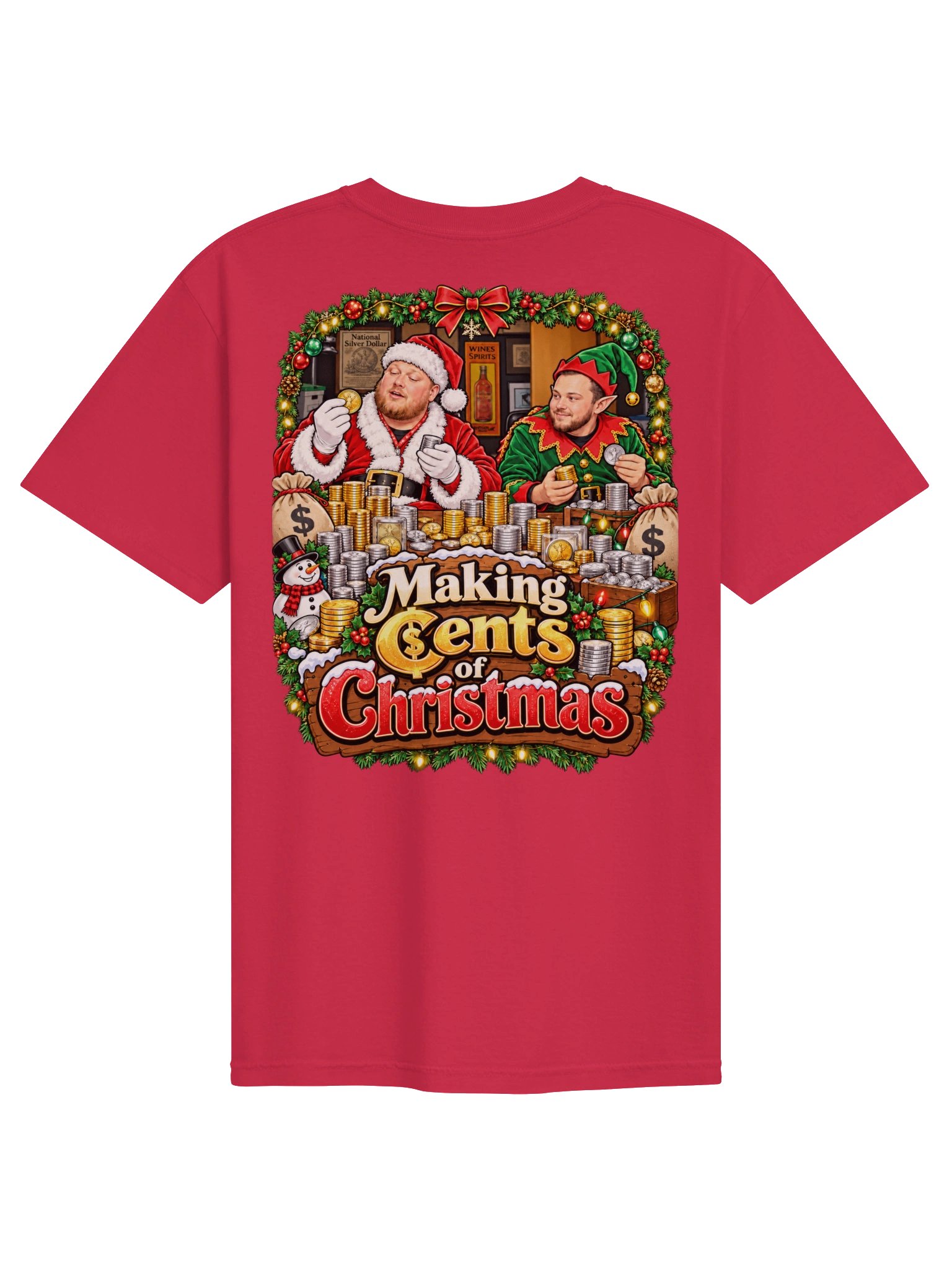 Making Cents of Christmas Logo Heavyweight Tee product image (1)