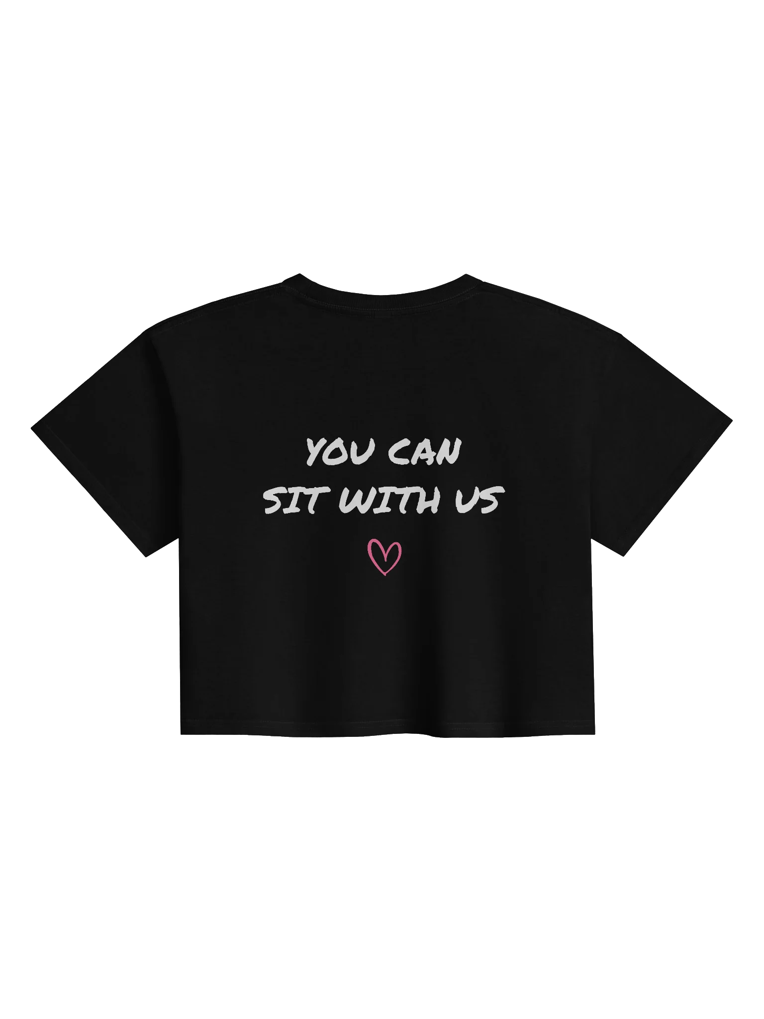 "You Can Sit With Us" Cropped Tee product image (3)