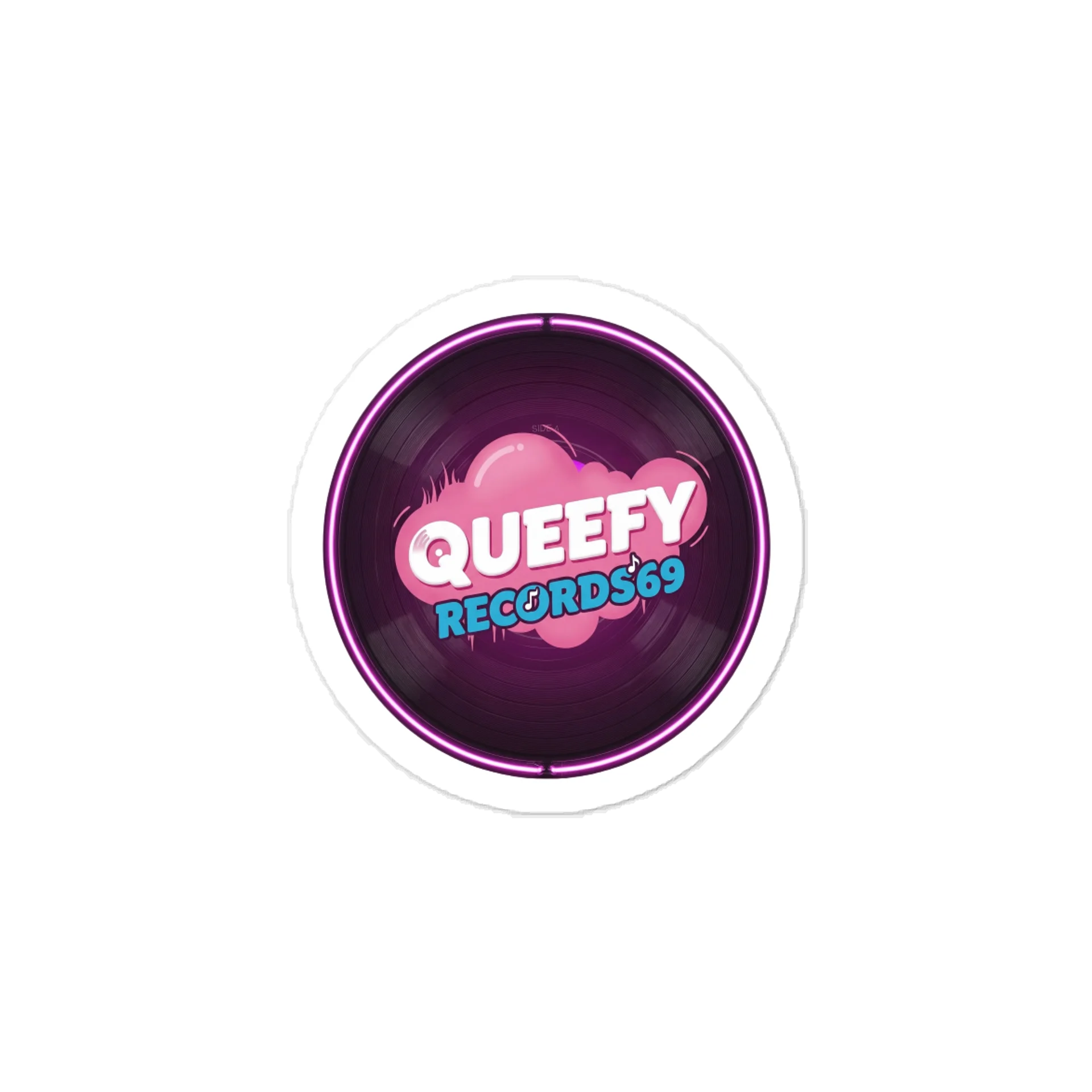 Queefy Records69 Official Sticker product image (1)