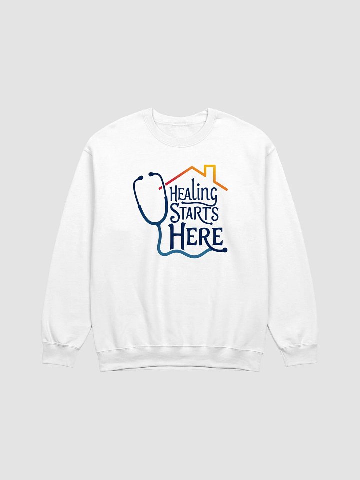 Healing Starts Here Stethoscope Crewneck product image (6)