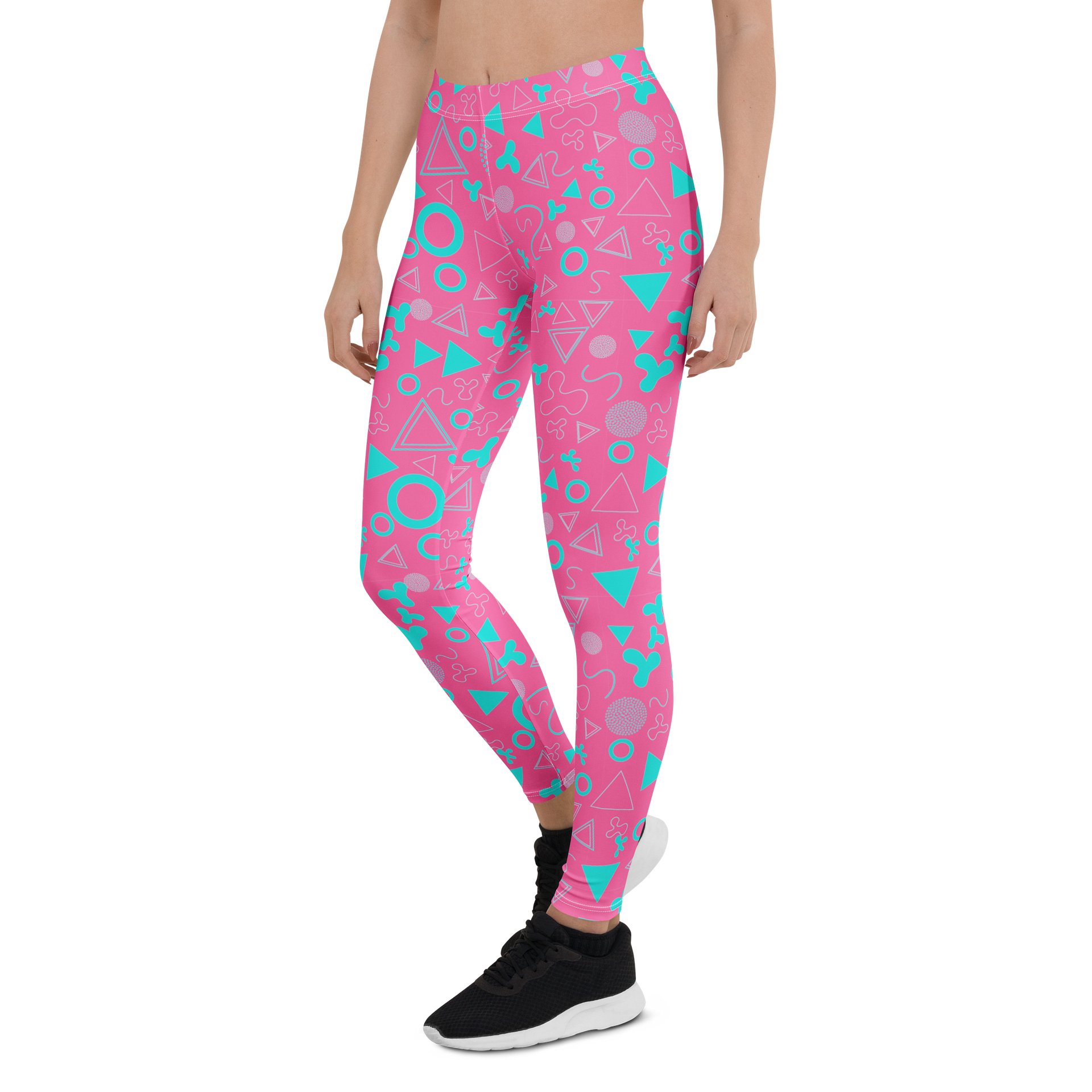 Fashion-Forward Vibrant Geometry Leggings for Daily Wear product image (3)