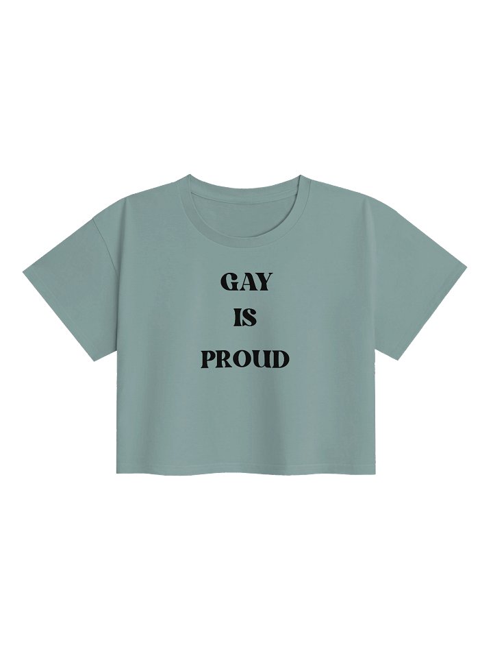Gay is Proud Crop Top product image (1)