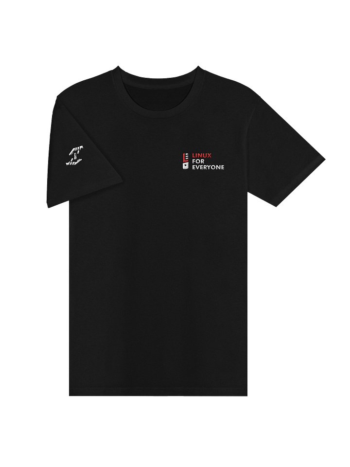 L4E Premium Tee: Dark Mode Crimson product image (1)