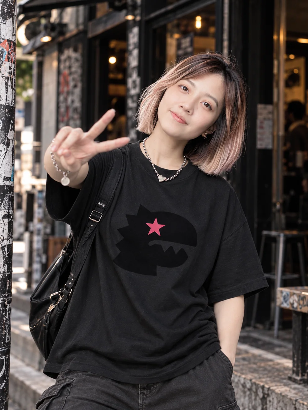 FMB 搖滾恐龍 T (黑) product image (5)