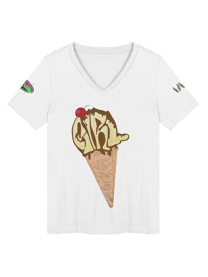 Ice Cream Sweet Girl V-Neck Shirt product image (3)