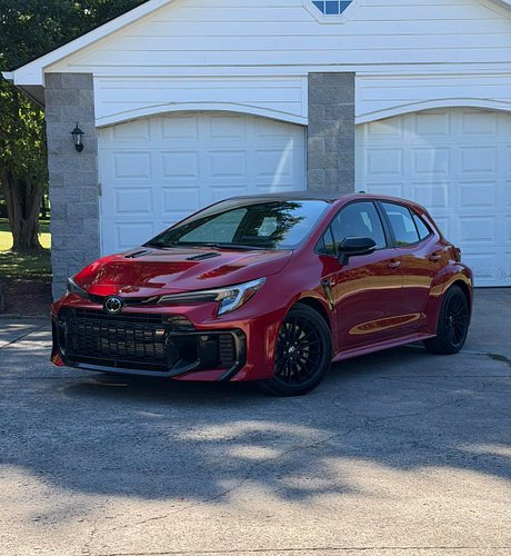 Three exhausts + three cylinders = three happy journalists who get to live with the 2026 Toyota GR Corolla this week! Toyota’...