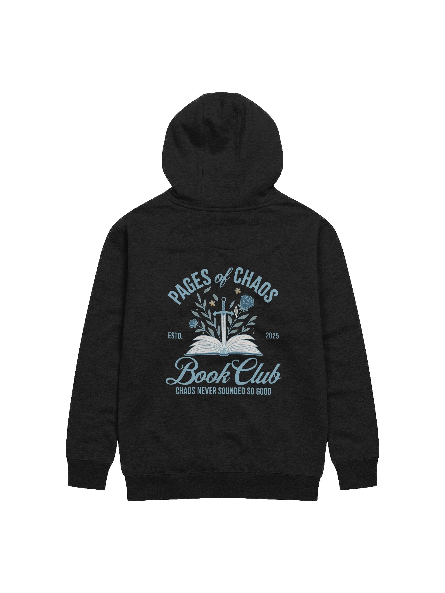 Pages of Chaos Book Club Hoodie (Dark) product image (7)