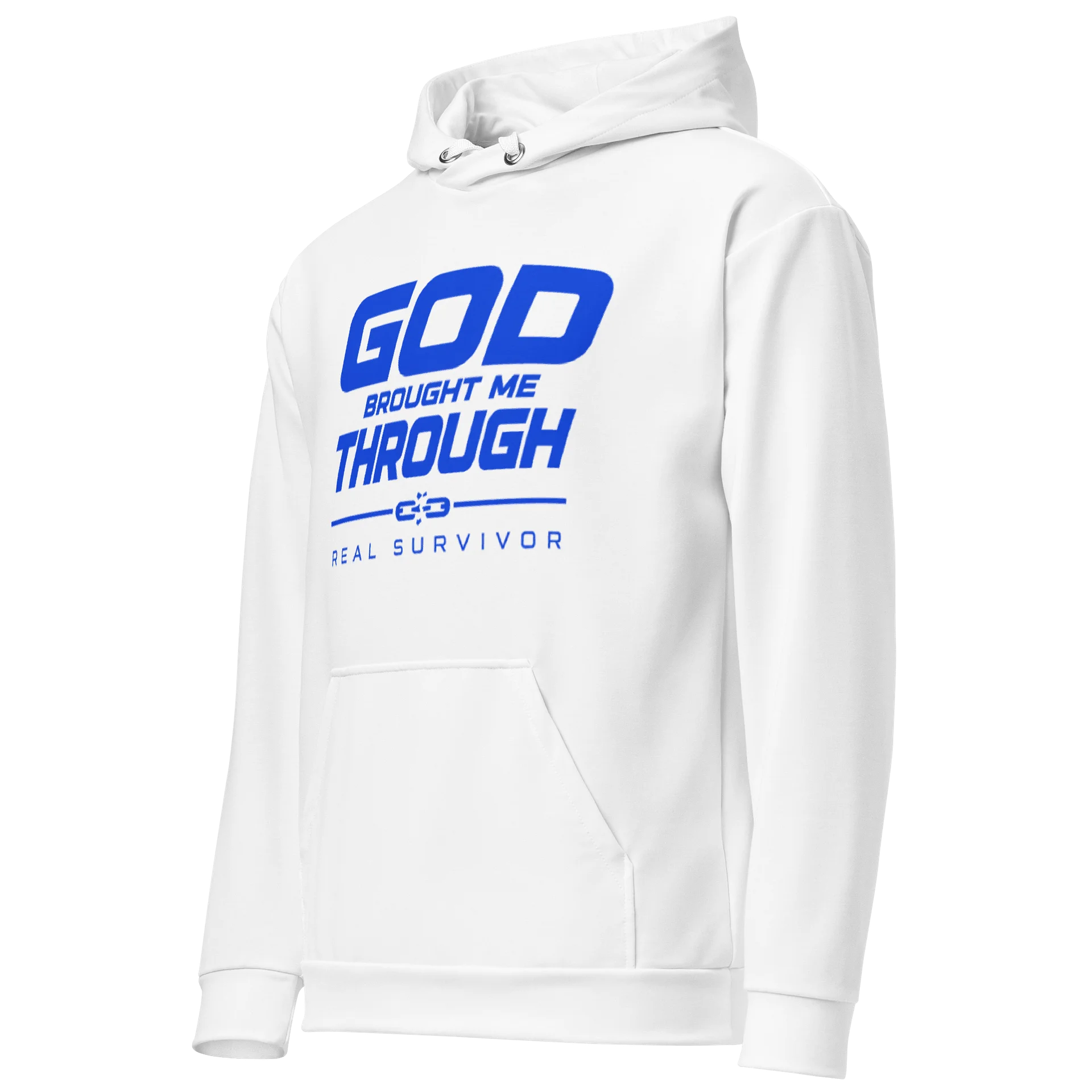 White God Brought Me Through – Real Survivor Hoodie product image (3)