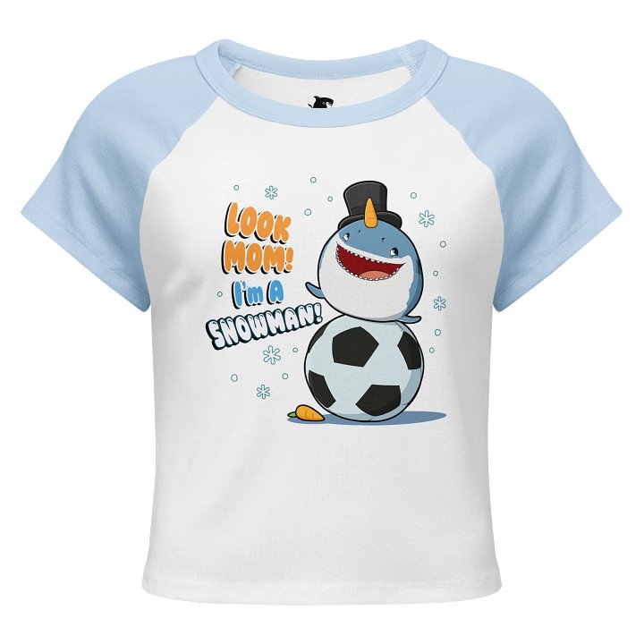 SNOWMAN Women's Micro Rib Baby Tee product image (1)