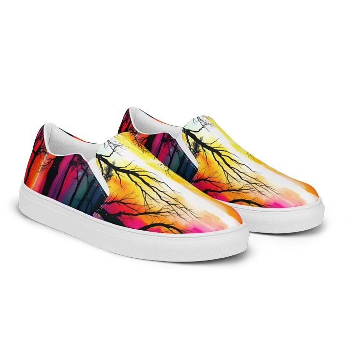 prism in the woods, Men's Slip On canvas Shoes product image (2)
