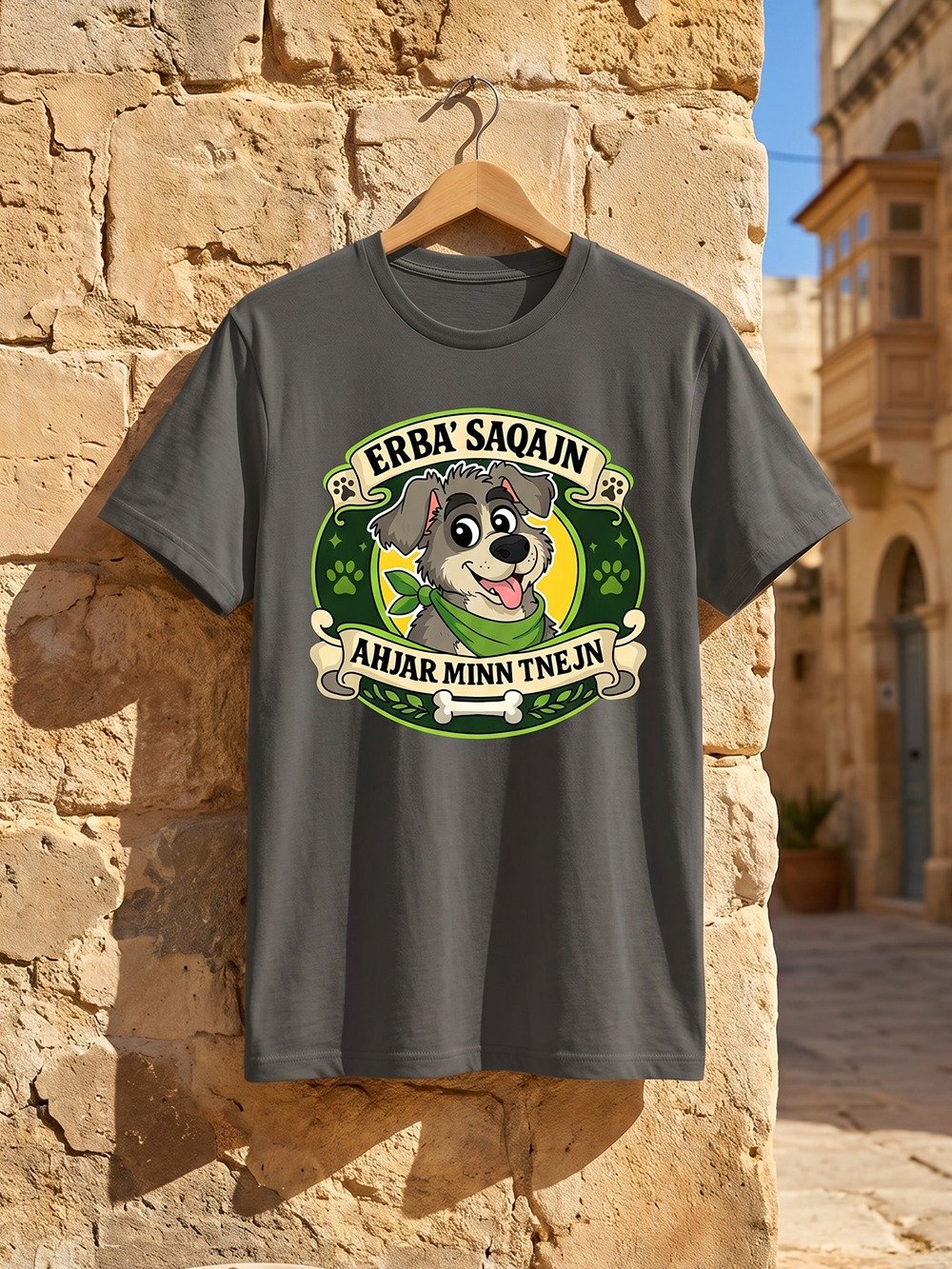 ERBA’ SAQAJN, AĦJAR MINN TNEJN – Bramu T-Shirt product image (5)