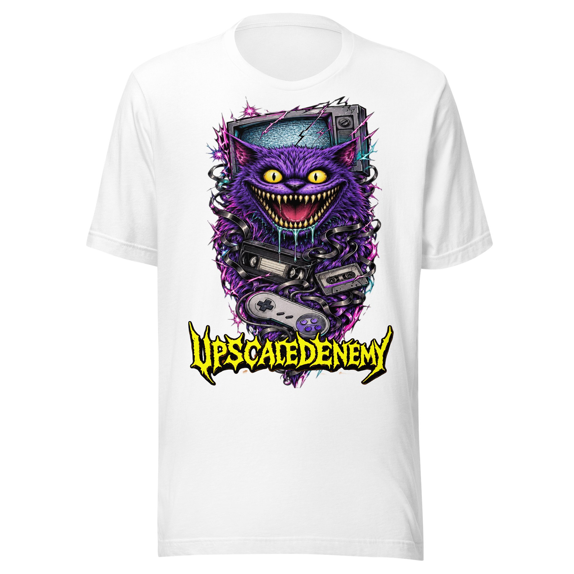 UE - Cheshy-Retro Flash Tee_White product image (1)