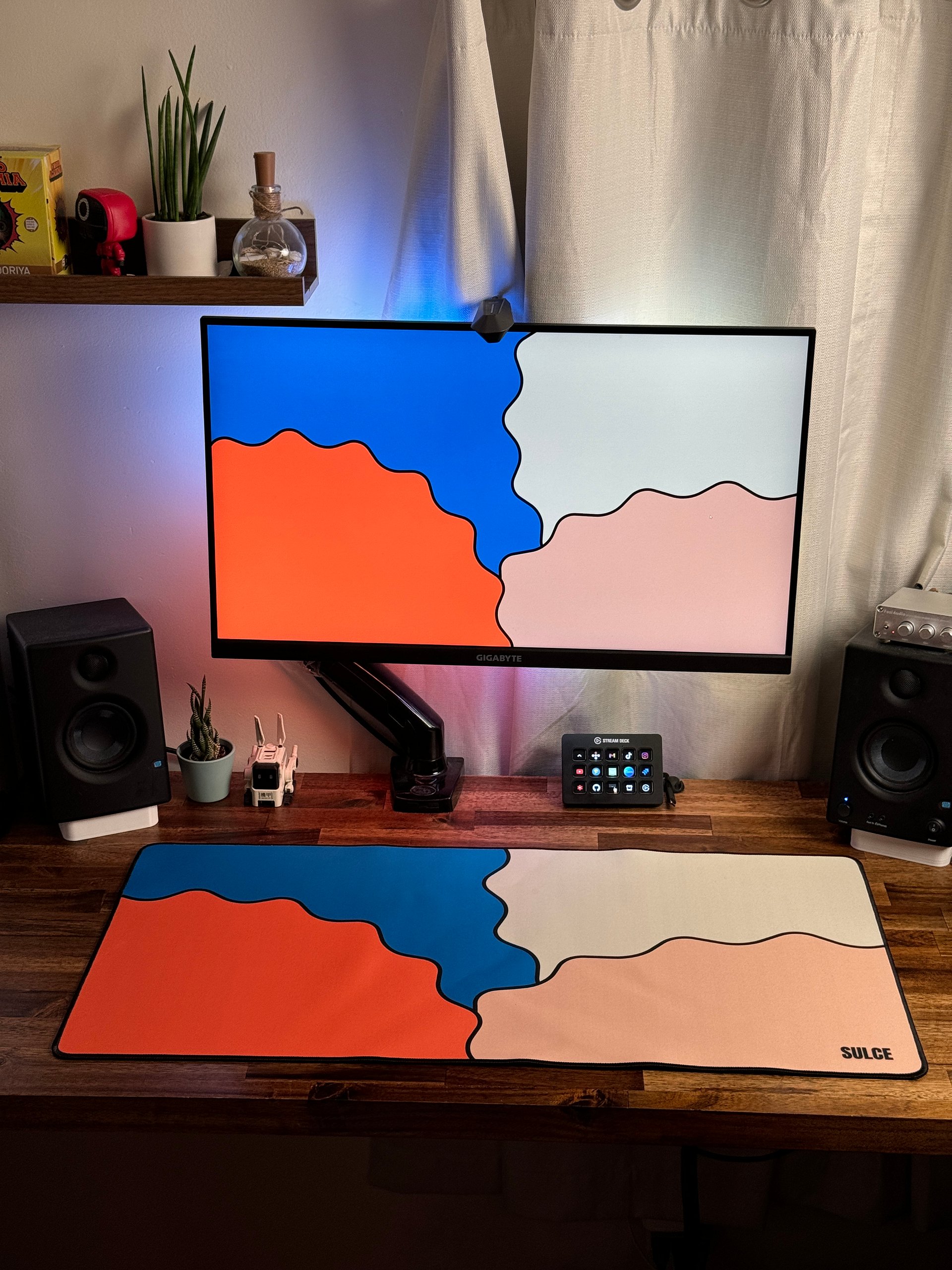 P01 - Waves | Desk Mat product image (4)