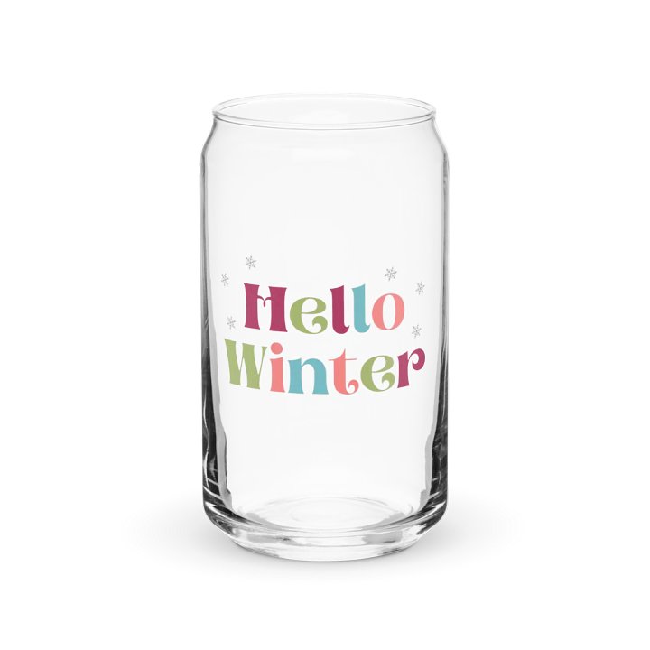 Winter Wonderland Can-Shaped Glass Set product image (1)