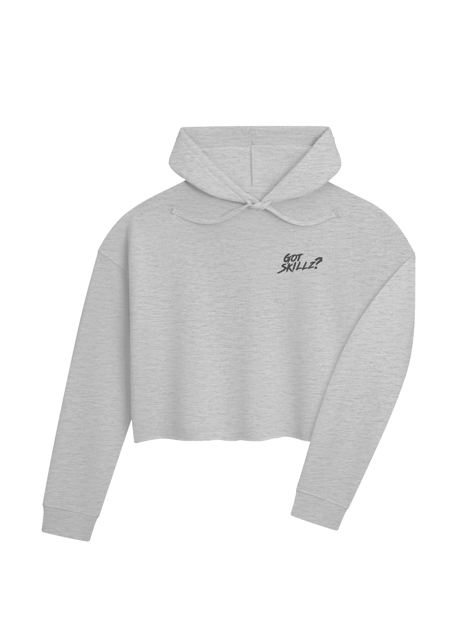 Women's Premium Crop Top Hoodie (Black Font) product image (4)