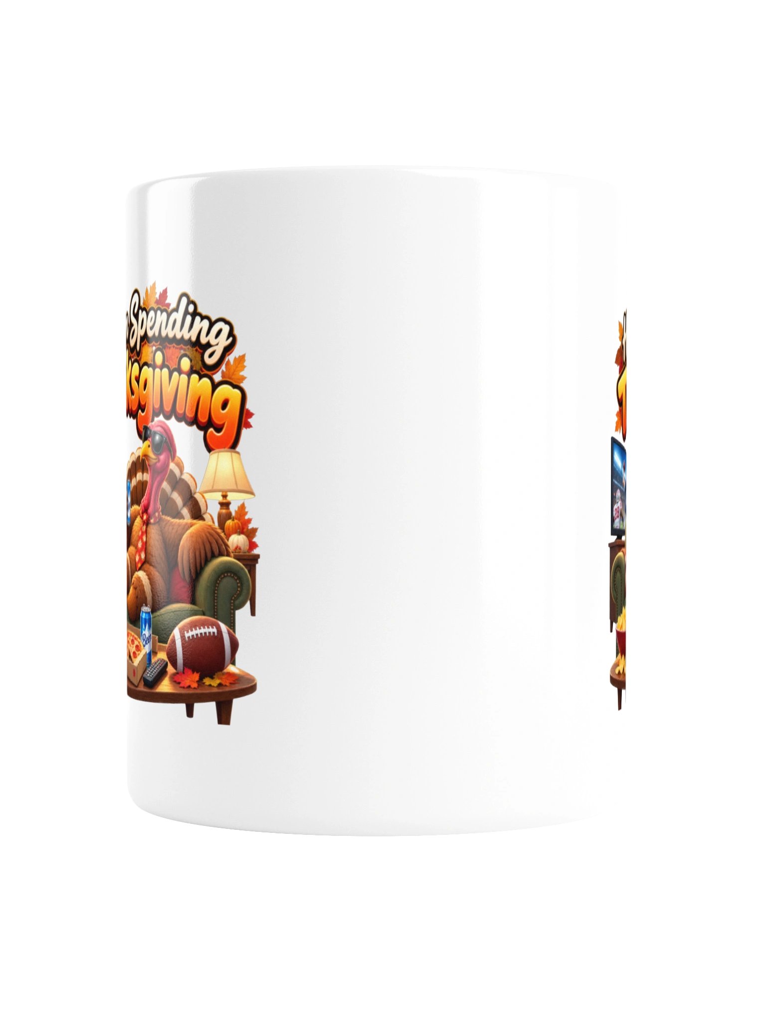 HOW I’M SPENDING THANKSGIVING - COOL TURKEY MUG product image (4)