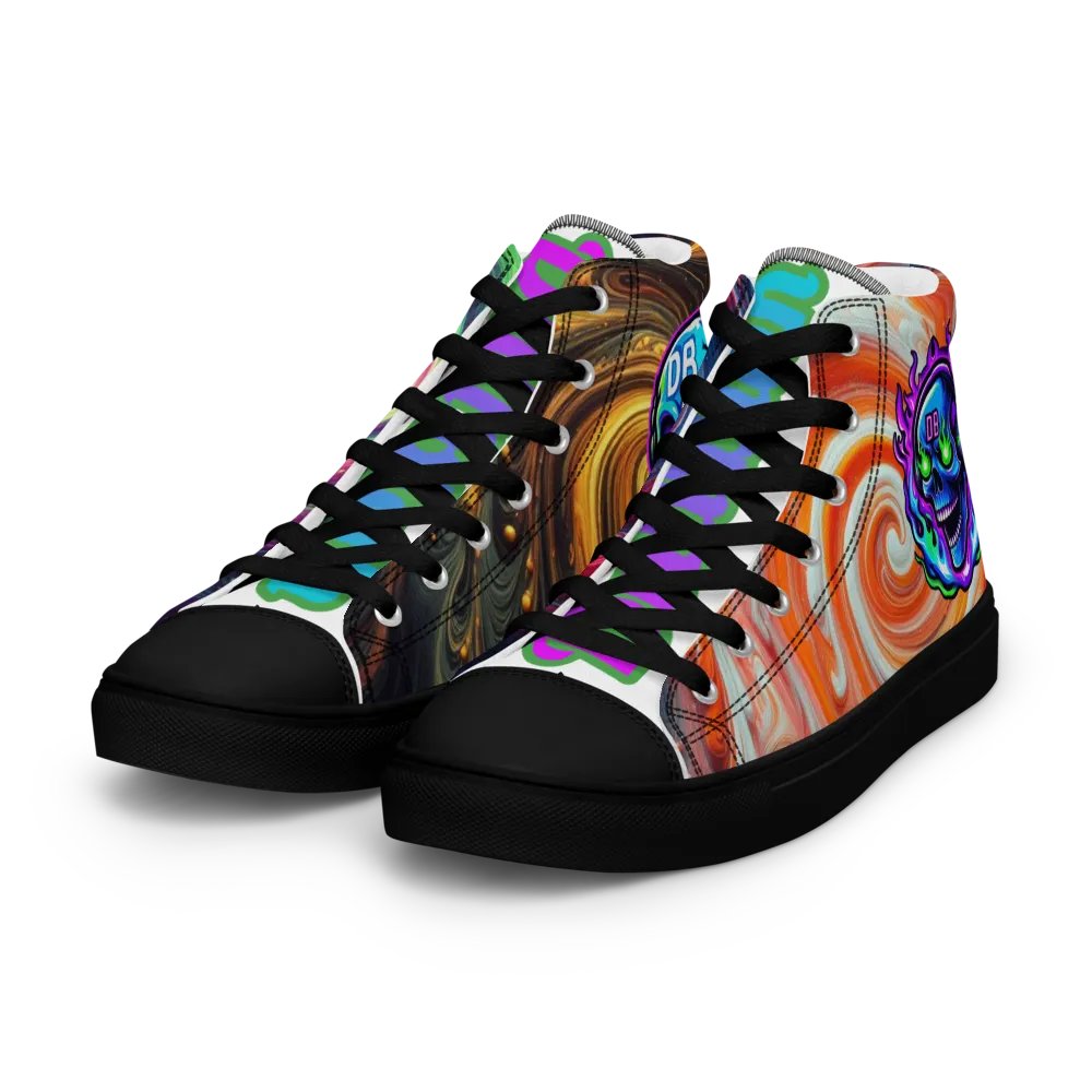 DullBlah Abstract High Tops (Women's) product image (7)