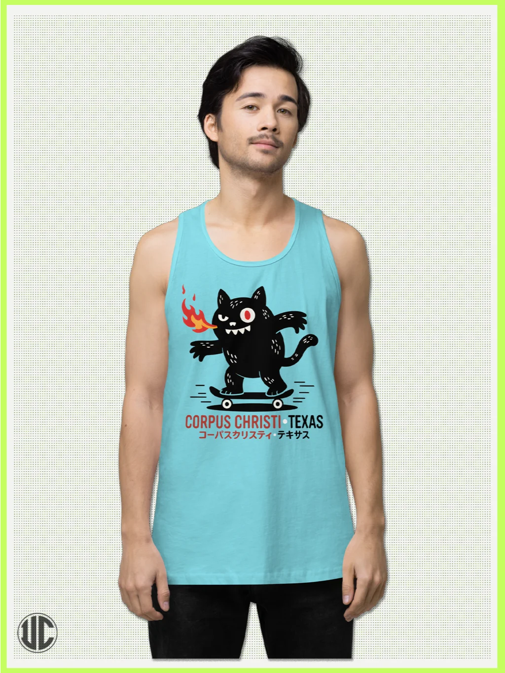 Corpus Christi Skater – Men’s Tank Top product image (2)