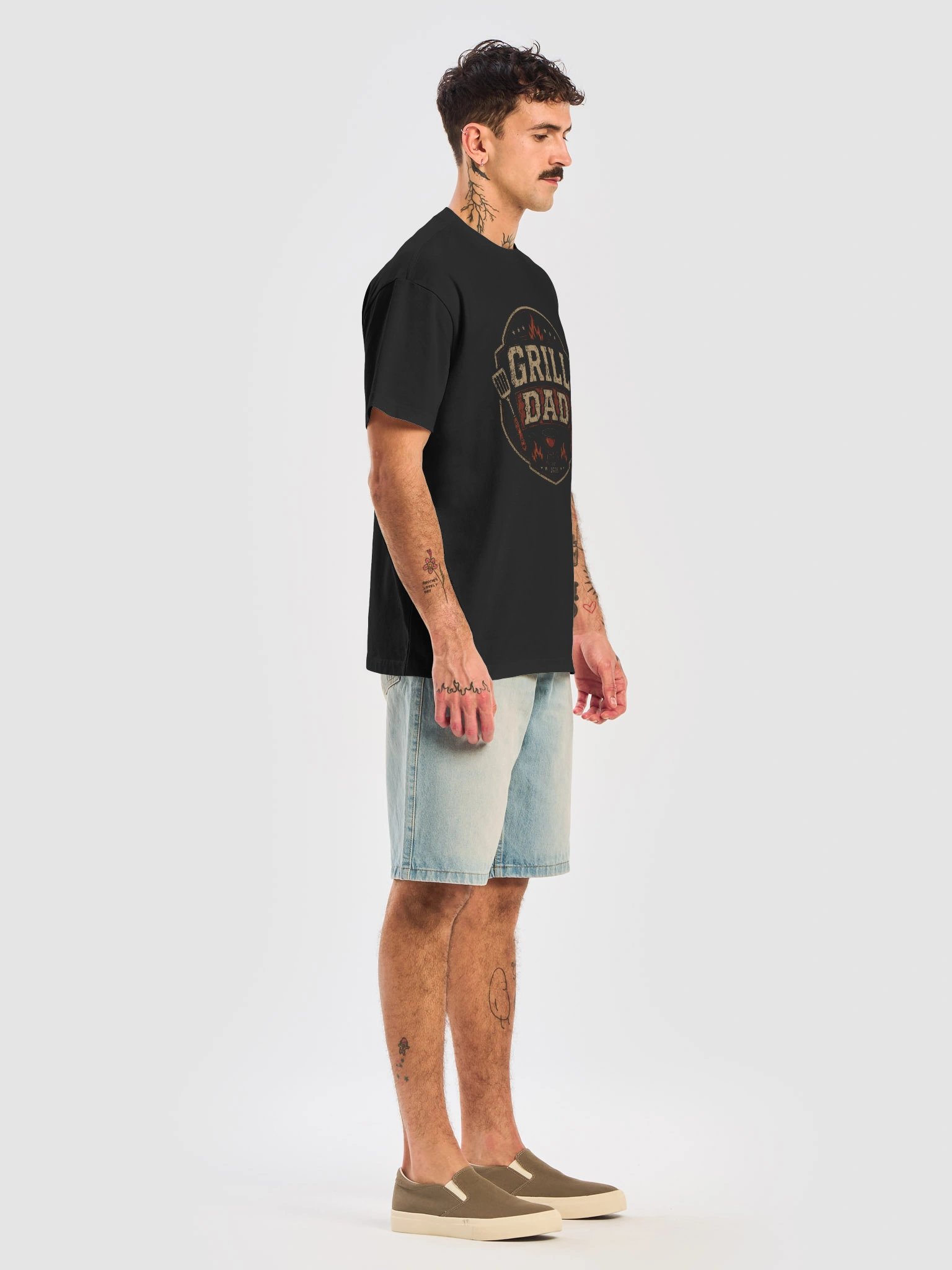 Father's Day 2026 Gift | Grill Dad Vintage BBQ T-Shirt product image (2)