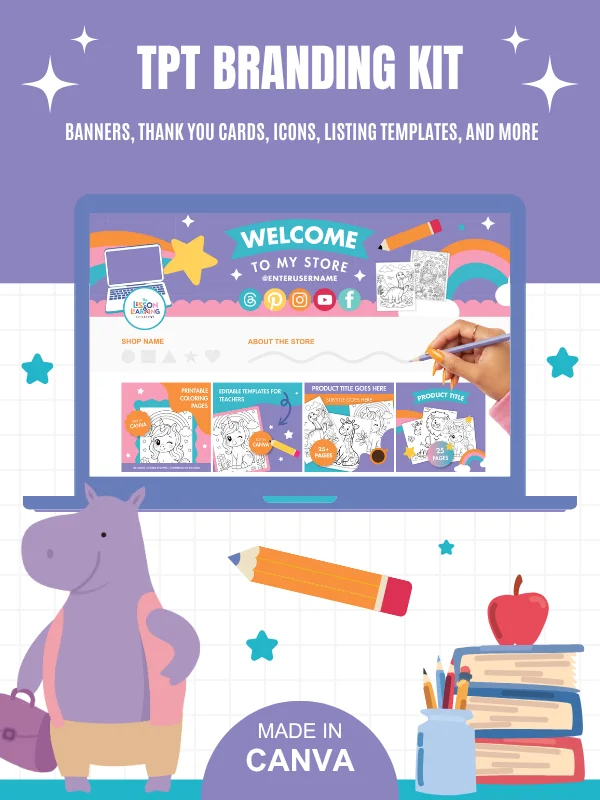 Pinterest Pin Templates for TPT Sellers product image (10)