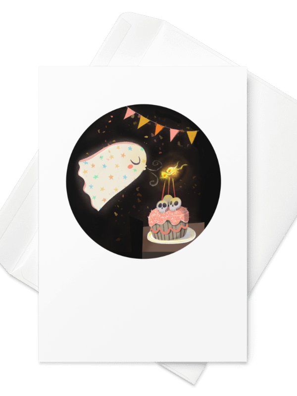 Birthday Little Ghost - Greeting Card product image (2)