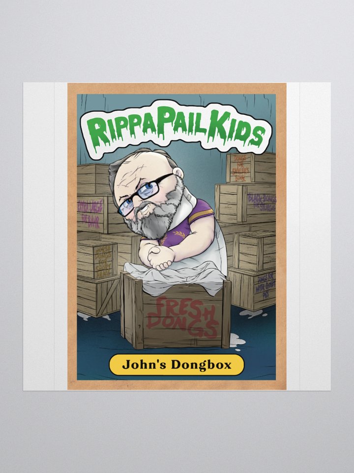 RippaPail Kids John's Dong Box Sticker product image (1)
