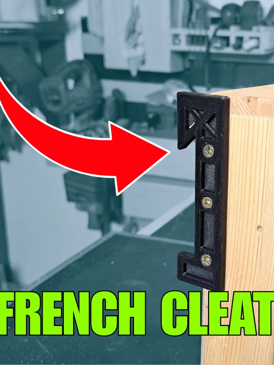 1/2 Inch French Cleat Brackets 3D Print Stl File Bundle product image (7)