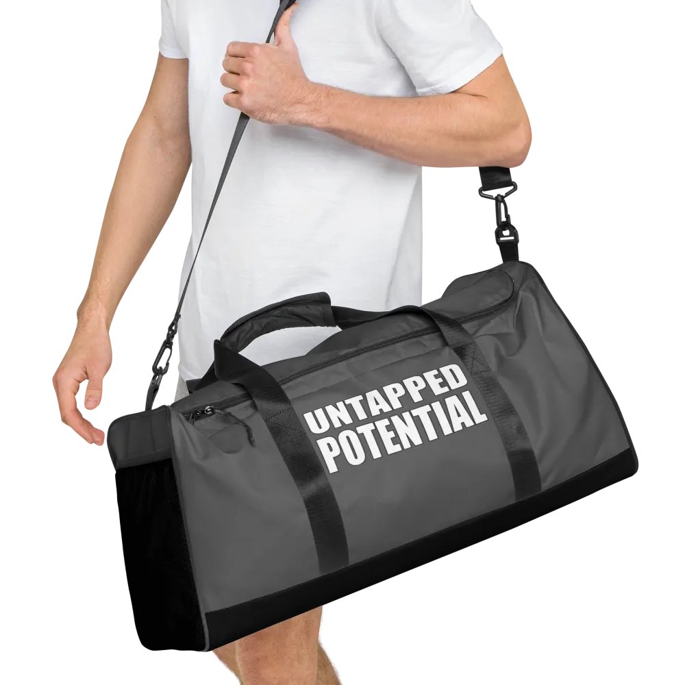 Untapped Potential Gray Duffle Bag product image (8)