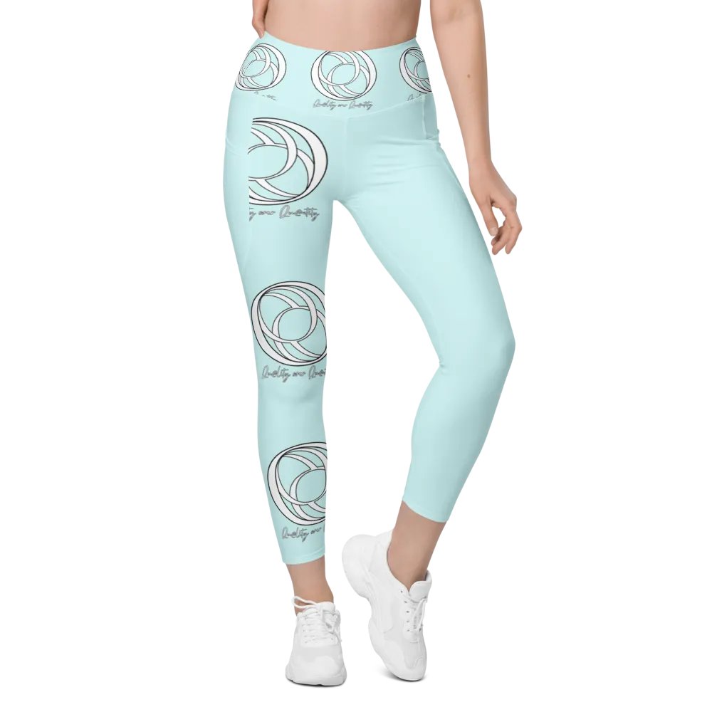 Women's Leggings (Lt.Cyan) product image (1)