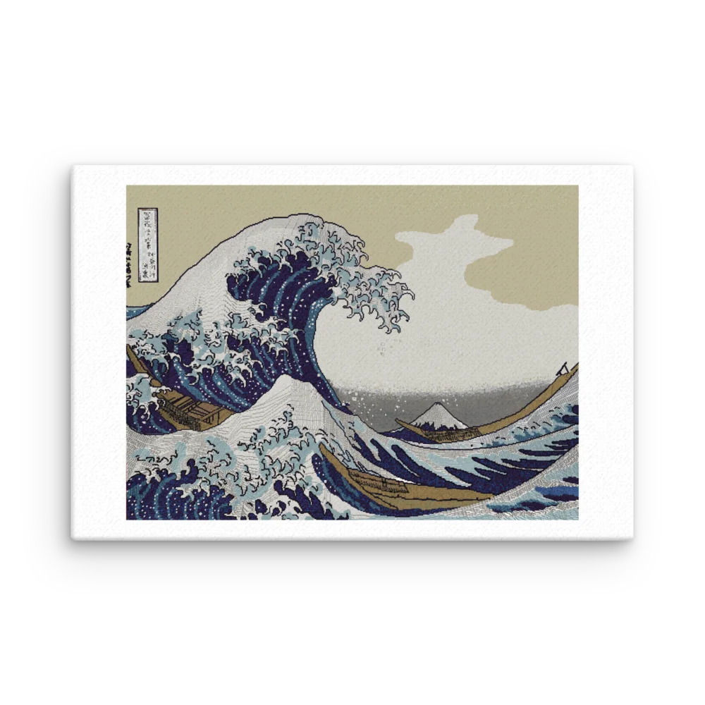 The Great Wave Off Kanagawa in Minecraft product image (4)