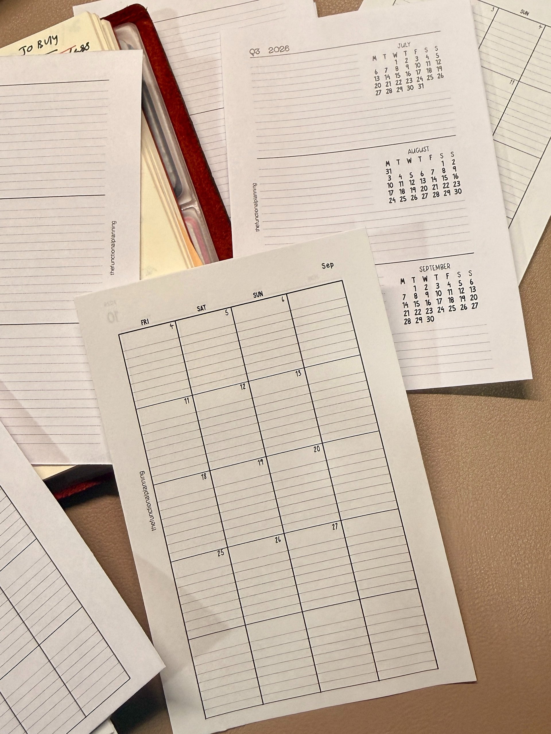 Dated Monthly Calendar with Quarterly Planner - Pocket product image (5)