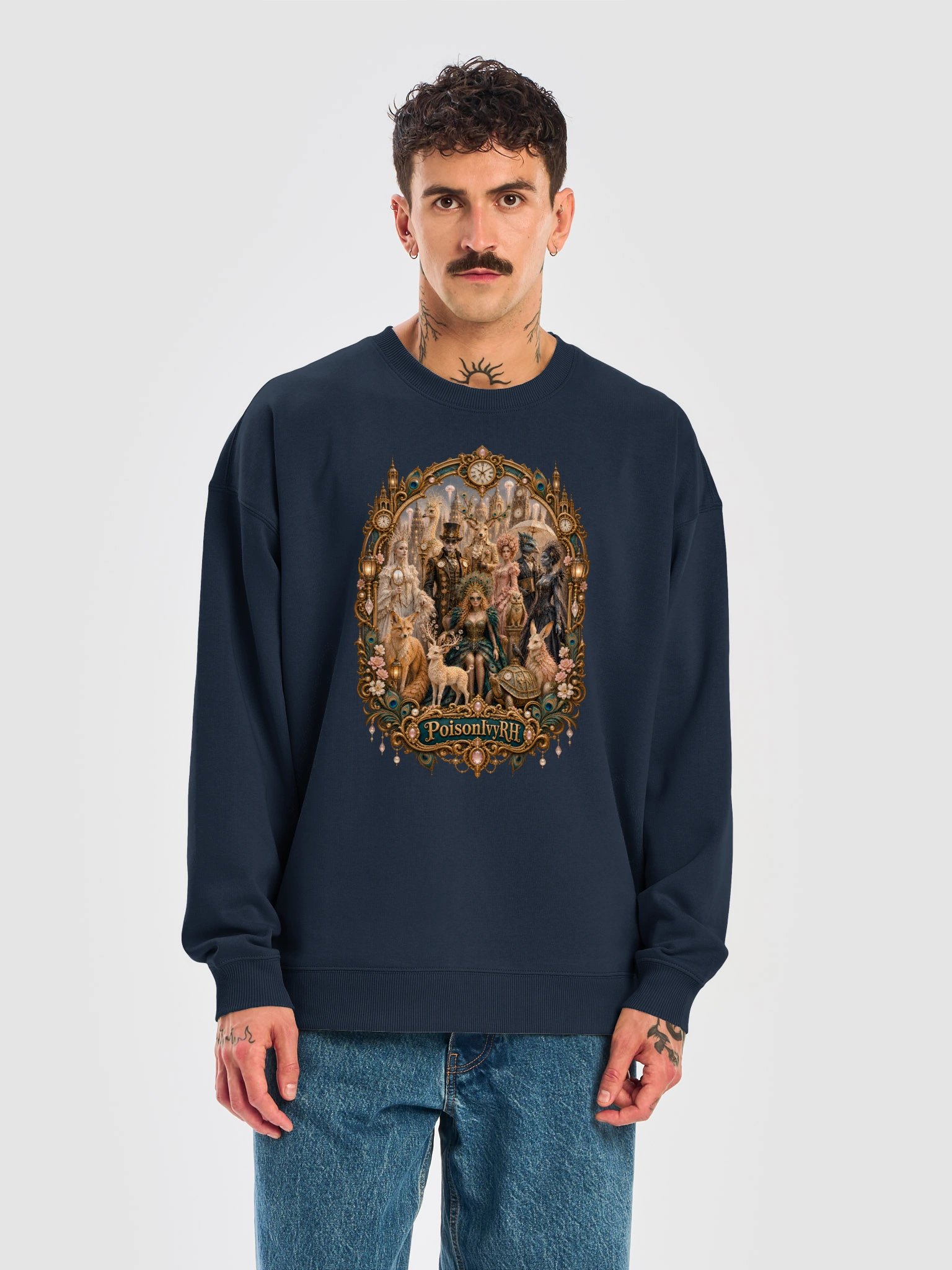 PIRH The Strange Unisex Organic Oversized Sweatshirt product image (5)